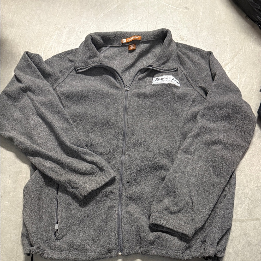 NASCAR Stewart & Haas Charcoal Full-Zip Fleece Jacket